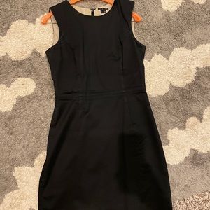 Theory Black Shift Dress